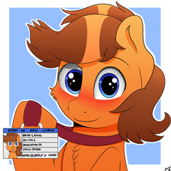 Size: 2000x2000 | Tagged: safe, artist:h3nger, imported from derpibooru, oc, oc only, oc:lapsus, earth pony, pony, blushing, high res, horny on main, male, solo, stallion