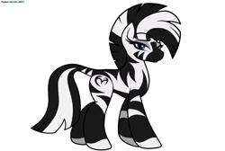 Size: 3212x2160 | Tagged: safe, artist:fusion sparkle, imported from derpibooru, oc, oc only, oc:zefia, earth pony, pony, zebra, clop, cute, cutie mark, female, high res, lipstick, mare, sexy, solo