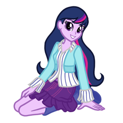 Size: 750x750 | Tagged: safe, artist:wavebreeze234, imported from derpibooru, twilight sparkle, equestria girls, clothes, female, simple background, solo, transparent background