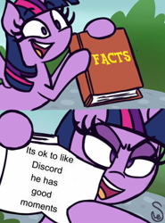 Size: 532x720 | Tagged: safe, imported from derpibooru, twilight sparkle, alicorn, caption, exploitable meme, image macro, meme, meta, text, twilight sparkle (alicorn), twilight's fact book