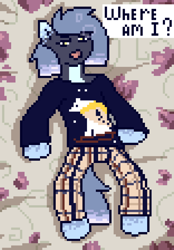 Size: 640x919 | Tagged: safe, artist:renka2802, imported from derpibooru, oc, oc only, pony, pixel art, solo