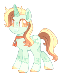 Size: 2142x2730 | Tagged: safe, artist:lilywolfpie, imported from derpibooru, oc, oc only, oc:cinnabon sweet, pony, unicorn, female, high res, mare, offspring, parent:coco pommel, parent:trenderhoof, simple background, solo, transparent background