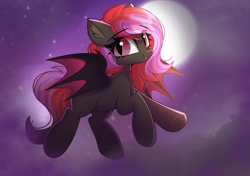 Size: 2480x1748 | Tagged: safe, artist:janelearts, imported from derpibooru, oc, oc only, bat pony, pony, bat pony oc, solo