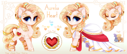 Size: 4725x2000 | Tagged: safe, artist:xsatanielx, imported from derpibooru, oc, oc:aurelia heart, pony, unicorn, reference