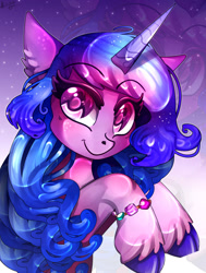 Size: 1280x1691 | Tagged: safe, artist:rocioam7, imported from derpibooru, izzy moonbow, pony, unicorn, female, g5, hooves, solo