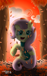 Size: 2827x4541 | Tagged: safe, artist:lincolnbrewsterfan, derpibooru exclusive, imported from derpibooru, fluttershy, pegasus, my little pony: the movie, .svg available, ambient, autumn, beautiful, clothes, cloud, colored eyebrows, colored pupils, cute, cute face, cute smile, cuteness overload, cyan eyes, daaaaaaaaaaaw, excited, facing you, falling leaves, folded wings, frog (hoof), glowing, ground, happy, happy face, happy fall 2021, heart, hoof heart, large filesize, leaf, leaves, long mane, long tail, looking at you, movie accurate, nc-tv signature, orange (color), prone, raised hoof, red, scarf, shyabetes, signature, sitting, smiling, smiling at you, sparkles, sparkly eyes, special, sunlight, sunset, svg, tail, tail wrap, translucent, tree, tree trunk, underhoof, vector, wide eyes, wingding eyes, wings