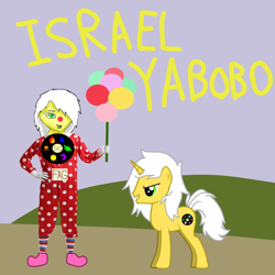 Size: 1000x1000 | Tagged: safe, artist:israelyabuki, imported from ponybooru, oc, oc:israel yabuki, unicorn, equestria girls, clothes, clown, male