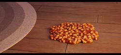 Size: 2400x1080 | Tagged: safe, imported from derpibooru, screencap, 3d, beans, carpet, floor, food, g5, izzy's beans, my little pony: a new generation, no pony