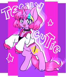 Size: 1347x1577 | Tagged: safe, artist:ube, artist:ubebreb, imported from derpibooru, oc, oc:techy twinkle, pony, unicorn, clothes, fanart, female, mare, white pupils