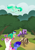 Size: 1042x1500 | Tagged: safe, artist:akuoreo, imported from derpibooru, oc, oc only, butterfly, earth pony, pegasus, pony, unicorn, adventure, forest, scenery, tree