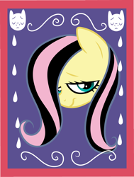 Size: 3000x3971 | Tagged: safe, artist:cloudy glow, imported from derpibooru, fluttershy, green isn't your color, emoshy, high res, vector