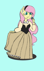 Size: 800x1280 | Tagged: safe, artist:mintymelody, imported from derpibooru, fluttershy, anthro, blue background, simple background
