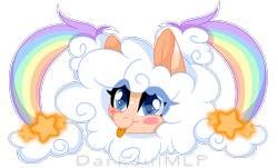 Size: 3140x1895 | Tagged: safe, artist:darkjillmlp123, imported from derpibooru, oc, oc only, oc:star puff, pony, female, mare, simple background, solo, tongue out, transparent background