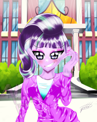 Size: 1080x1350 | Tagged: safe, artist:mlp-france-yt, imported from derpibooru, starlight glimmer, equestria girls, female, grin, s5 starlight, smiling, solo