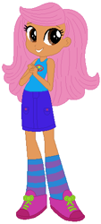 Size: 213x471 | Tagged: safe, artist:selenaede, artist:user15432, imported from derpibooru, human, equestria girls, legend of everfree, barely eqg related, base used, blue socks, bubble guppies, camp everfree logo, camp everfree outfits, camping outfit, clothes, crossover, equestria girls style, equestria girls-ified, molly (bubble guppies), nick jr., nickelodeon, pink shoes, shoes, sneakers, socks, solo, striped socks