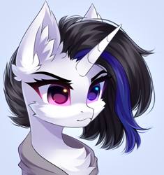 Size: 3067x3263 | Tagged: safe, artist:airiniblock, imported from derpibooru, oc, oc only, oc:amber"ace"melody, alicorn, pony, bust, cheek fluff, chest fluff, ear fluff, heterochromia, high res, patreon, patreon reward, rcf community, solo