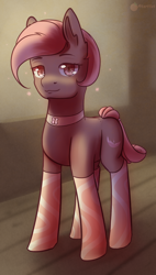 Size: 1080x1898 | Tagged: safe, artist:aterhut, imported from derpibooru, oc, oc only, earth pony, pony, clothes, female, socks, solo