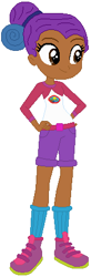 Size: 151x463 | Tagged: safe, artist:selenaede, artist:user15432, imported from derpibooru, human, equestria girls, legend of everfree, barely eqg related, base used, belt, blue socks, boots, bubble guppies, camp everfree logo, camp everfree outfits, camping outfit, clothes, crossover, equestria girls style, equestria girls-ified, hand on hip, high heel boots, high heels, nick jr., nickelodeon, shoes, socks, solo, zooli