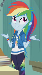 Size: 995x1782 | Tagged: safe, imported from derpibooru, screencap, rainbow dash, equestria girls, equestria girls series, the last day of school, cropped, solo