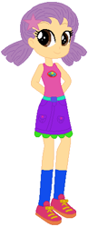 Size: 179x460 | Tagged: safe, artist:ra1nb0wk1tty, artist:selenaede, artist:user15432, imported from derpibooru, human, equestria girls, legend of everfree, barely eqg related, base used, belt, blue socks, bubble guppies, camp everfree logo, camp everfree outfits, camping outfit, clothes, crossover, equestria girls style, equestria girls-ified, hairpin, hands behind back, nick jr., nickelodeon, oona, oona (bubble guppies), pink shoes, shoes, sneakers, socks, solo