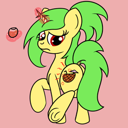 Size: 2000x2000 | Tagged: safe, artist:dafiltafish, imported from derpibooru, oc, oc:piña, pony, unicorn, alcohol, female, high res, magic, mare, simple background