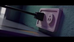 Size: 1920x1080 | Tagged: safe, imported from derpibooru, screencap, spoiler:my little pony: a new generation, 3d, electrical outlet, g5, my little pony: a new generation, nema receptacle, no pony, plug