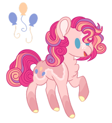 Size: 1920x2118 | Tagged: safe, artist:teal-quil, imported from derpibooru, pinkie pie, pony, alternate design, simple background, solo, transparent background