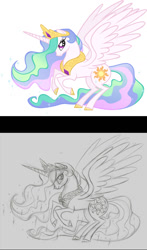 Size: 696x1182 | Tagged: safe, artist:lauren faust, imported from derpibooru, princess celestia, alicorn, pony