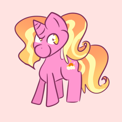 Size: 500x500 | Tagged: safe, artist:dancinragdolls, imported from derpibooru, luster dawn, pony, unicorn, female, simple background, solo