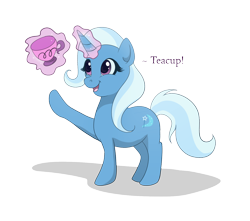 Size: 1480x1308 | Tagged: safe, artist:tayarinne, imported from derpibooru, trixie, pony, unicorn, cup, female, happy, simple background, smiling, solo, teacup, that pony sure does love teacups, transparent background