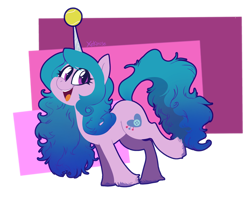 Size: 3400x2700 | Tagged: safe, artist:xekinise, imported from derpibooru, izzy moonbow, pony, unicorn, spoiler:my little pony: a new generation, ball, cutie mark, g5, high res, lineless, long hair, my little pony: a new generation, raised hoof, simple background, smiling, solo, tennis ball, transparent background