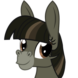 Size: 500x500 | Tagged: safe, artist:the smiling pony, imported from derpibooru, twilight sparkle, donkey, .svg available, cute, donkified, looking at you, simple background, smiling, solo, species swap, svg, transparent background, vector