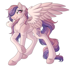 Size: 3120x2940 | Tagged: safe, artist:amazing-artsong, imported from derpibooru, oc, oc only, oc:sunset serenade, pegasus, pony, high res, simple background, solo, transparent background
