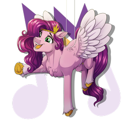 Size: 1920x1887 | Tagged: safe, artist:jack-pie, imported from derpibooru, pipp petals, pegasus, pony, spoiler:my little pony: a new generation, adorapipp, chest fluff, cute, female, g5, mare, mi mi miii, my little pony: a new generation, open mouth, rope, simple background, smiling, solo, transparent background, underhoof, unshorn fetlocks