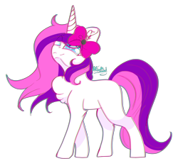 Size: 3982x3617 | Tagged: safe, artist:fantisai, imported from derpibooru, oc, oc only, pony, unicorn, chest fluff, ear fluff, female, high res, looking up, mare, signature, simple background, smiling, solo, transparent background