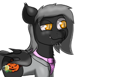 Size: 1680x1050 | Tagged: safe, artist:tranzmuteproductions, imported from derpibooru, oc, oc only, oc:tranzmute, bat pony, pony, bat pony oc, bat wings, male, necktie, simple background, smiling, smirk, solo, stallion, transparent background, wings