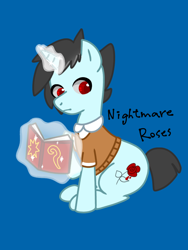 Size: 768x1024 | Tagged: safe, artist:nightmare lynn, imported from derpibooru, oc, oc:nightmare roses