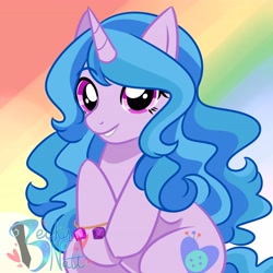 Size: 4096x4096 | Tagged: safe, artist:beckynatt, imported from derpibooru, izzy moonbow, pony, unicorn, spoiler:my little pony: a new generation, female, g5, my little pony: a new generation, solo