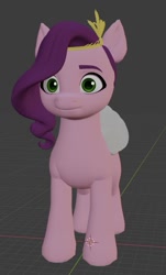 Size: 431x713 | Tagged: safe, editor:mirayinaa, imported from derpibooru, pipp petals, pegasus, pony, spoiler:my little pony: a new generation, 3d, 3d model, blender, female, g5, mare, my little pony: a new generation