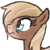 Size: 316x316 | Tagged: safe, artist:kabayo, edit, oc, oc only, oc:hiemal heights, pony, bust, cropped, female, hair over one eye, mare, portrait, simple background, snowpony (species), solo, taiga pony, white background