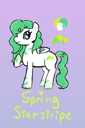 Size: 600x900 | Tagged: safe, artist:duckchip, imported from derpibooru, oc, oc only, oc:spring starstripe, big cat, pegasus, pony, tiger, accessory, eye, eyes, female, g5, gold, green eyes, solo, stars, tiger stripes, wings