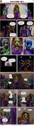 Size: 2000x7220 | Tagged: safe, artist:stellarator, imported from derpibooru, adagio dazzle, aria blaze, sonata dusk, oc, anthro, unguligrade anthro, comic:we will be adored, comic:we will be adored part 21, 3d, backstage, blender, blender cycles, breasts, comic, comic panel, gem, not sfm, performance, siren gem, stage, swearing, the dazzlings, vulgar