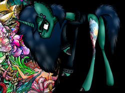 Size: 1953x1454 | Tagged: safe, artist:beamybutt, imported from derpibooru, oc, oc only, pony, unicorn, clothes, ear fluff, eyelashes, hoof polish, horn, solo, tattoo, unicorn oc