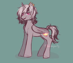 Size: 2048x1775 | Tagged: safe, artist:bubblepurity, imported from derpibooru, oc, oc only, alicorn, pony, alicorn oc, horn, solo, wings