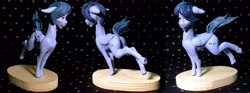 Size: 7336x2736 | Tagged: safe, artist:pankarl, imported from derpibooru, oc, oc only, oc:delta vee, pegasus, pony, craft, female, figurine, mare, photo, sculpture, solo