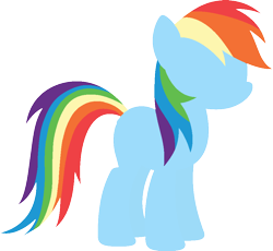 Size: 933x857 | Tagged: safe, imported from derpibooru, rainbow dash, pegasus, pony, female, hooves, lineless, mare, minimalist, modern art, simple background, solo, transparent background