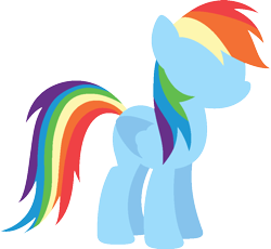 Size: 933x857 | Tagged: safe, alternate version, imported from derpibooru, rainbow dash, pegasus, pony, female, hooves, lineless, mare, minimalist, modern art, simple background, solo, transparent background, wings