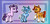 Size: 790x373 | Tagged: safe, artist:ponylove121, imported from derpibooru, starlight glimmer, sunburst, trixie, pony, unicorn, alternate design, blaze (coat marking), cloven hooves, coat markings, eyebrows, facial markings, leonine tail, missing cutie mark, pinto, socks (coat markings)