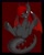 Size: 1017x1271 | Tagged: safe, alternate version, artist:kloudmutt, imported from derpibooru, oc, oc only, oc:razgriz darkheart, dracony, dragon, hybrid, pony, commission, digital art, female, looking at you, mare, open mouth, pose, solo, spread wings, tail, wings