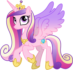 Size: 3133x3000 | Tagged: safe, artist:cloudy glow, artist:cloudyglow, imported from derpibooru, princess cadance, alicorn, pony, three's a crowd, .ai available, crown, cutie mark, female, high res, hoof shoes, jewelry, mare, regalia, simple background, smiling, solo, transparent background, vector